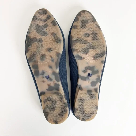 Rothy’s The Almond Demi Mule Flats Navy Blue size 9.5 - Picture 6 of 6